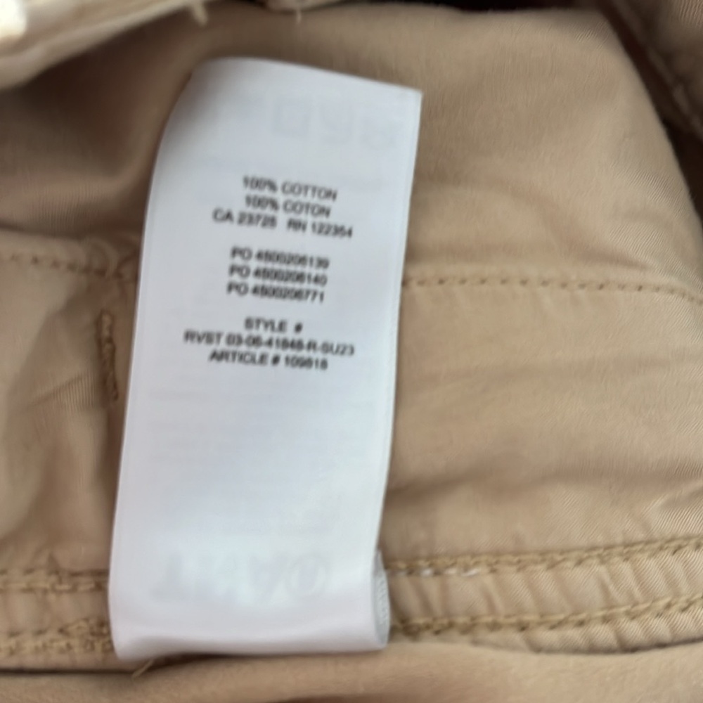 Aritzia Tna Supply Cargo Pant in Beige Size 00 Short - Picture 11 of 11